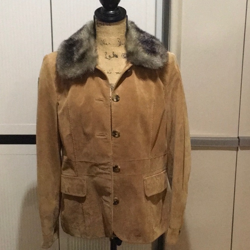 Alfani Petite Genuine Leather jacket